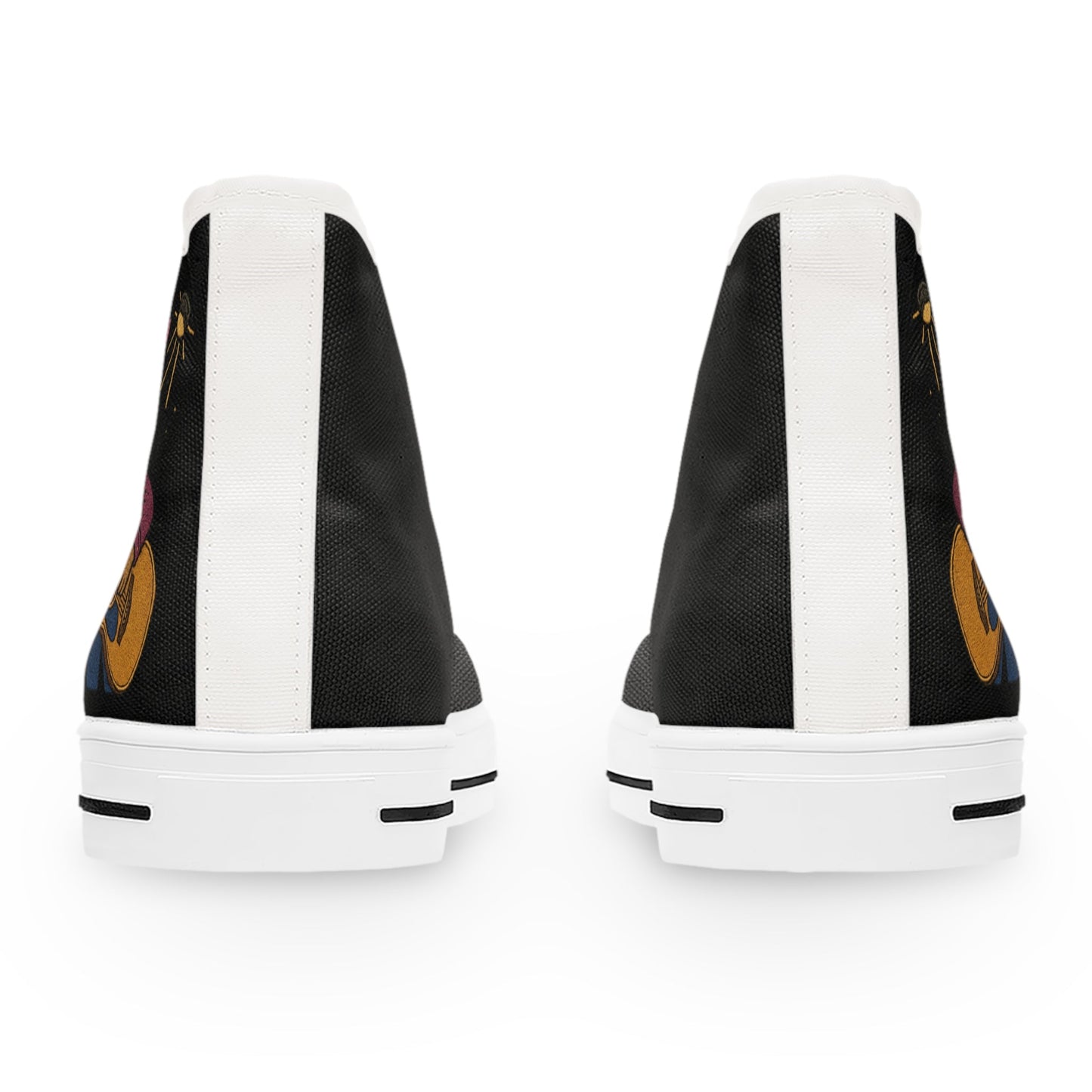 Karma the Armadillo | High Top Sneakers | Custom Embroidered Women's Footwear | Armadillostudios | Character Collection