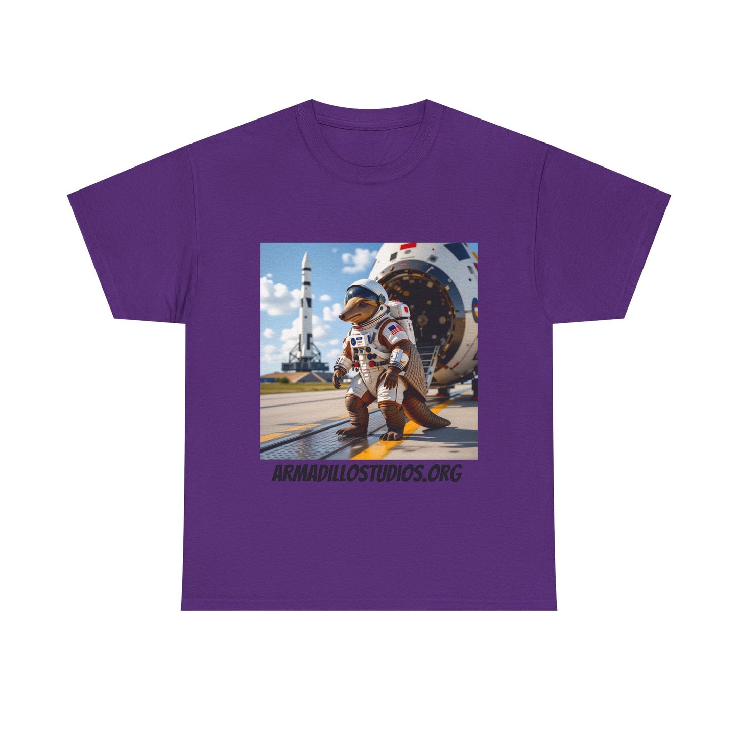 Astronaut Armadillo T-Shirt | ArmadilloStudios.org  | Space Collection