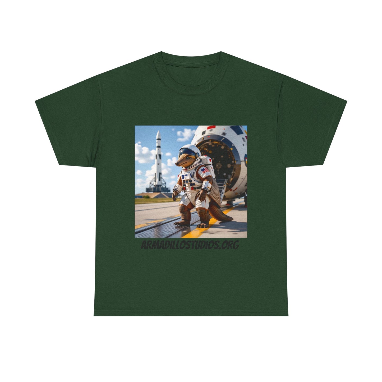 Astronaut Armadillo T-Shirt | ArmadilloStudios.org  | Space Collection