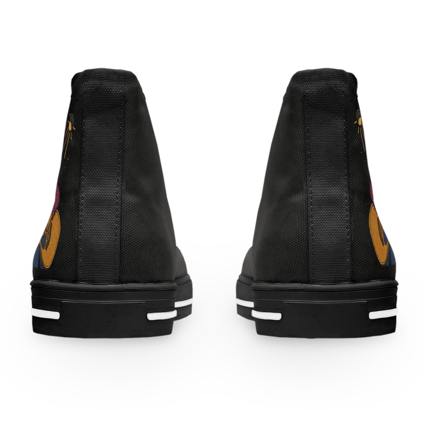 Karma the Armadillo | High Top Sneakers | Custom Embroidered Women's Footwear | Armadillostudios | Character Collection