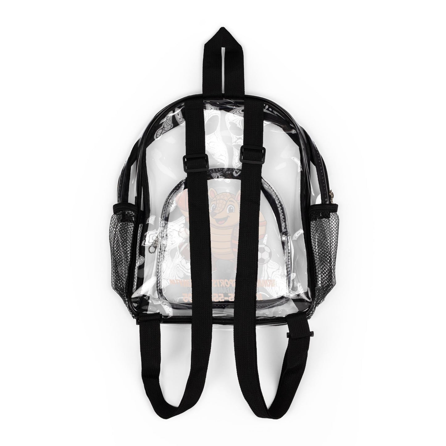 Boys | Clear Stadium Backpack | Kids Sports Mascot | Clear School Backpack