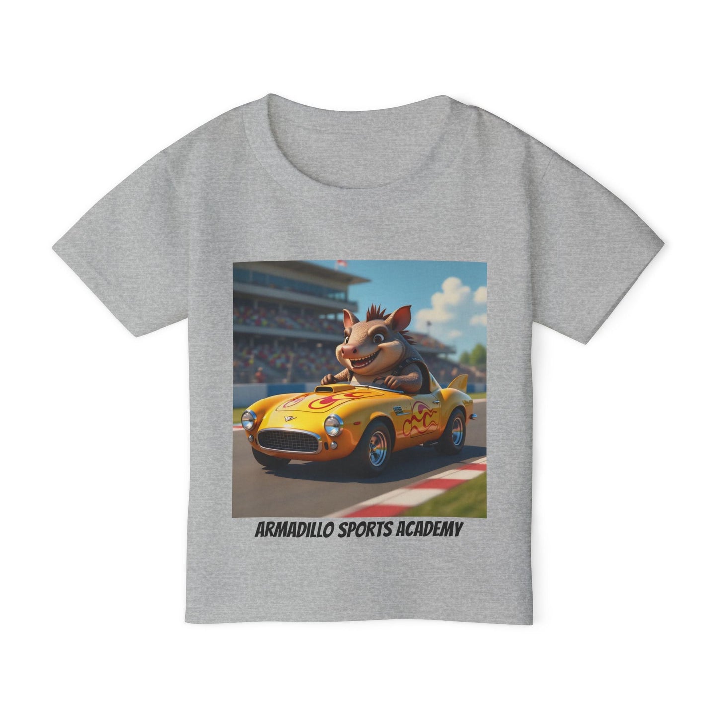 Toddler T-Shirt — Armadillo Sports Academy | Race Car Sprite Graphic