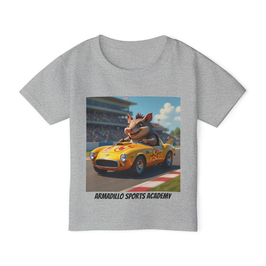 Toddler T-Shirt — Armadillo Sports Academy | Race Car Sprite Graphic