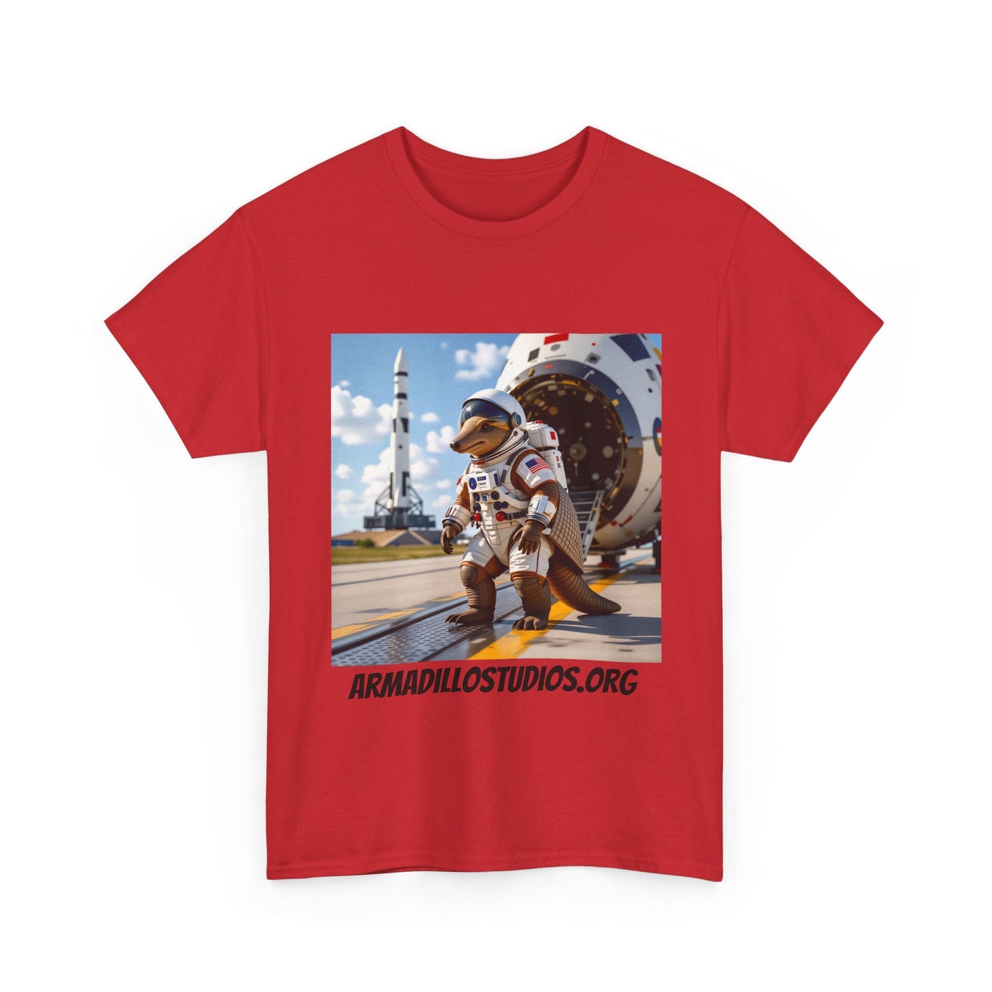 Astronaut Armadillo T-Shirt | ArmadilloStudios.org  | Space Collection