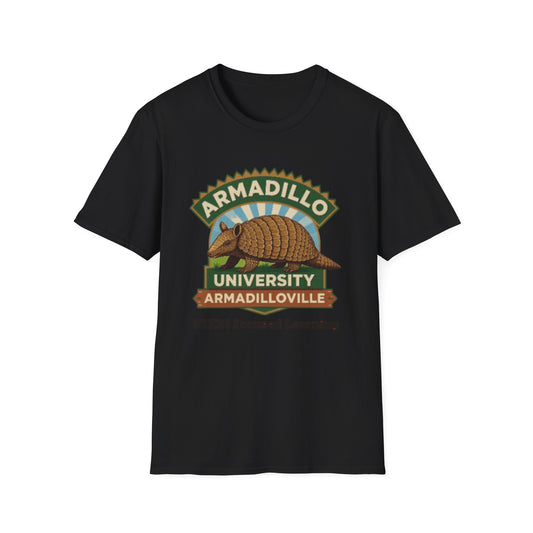 Armadillo University T‑Shirt | Armadilloville | STEM focused higher education