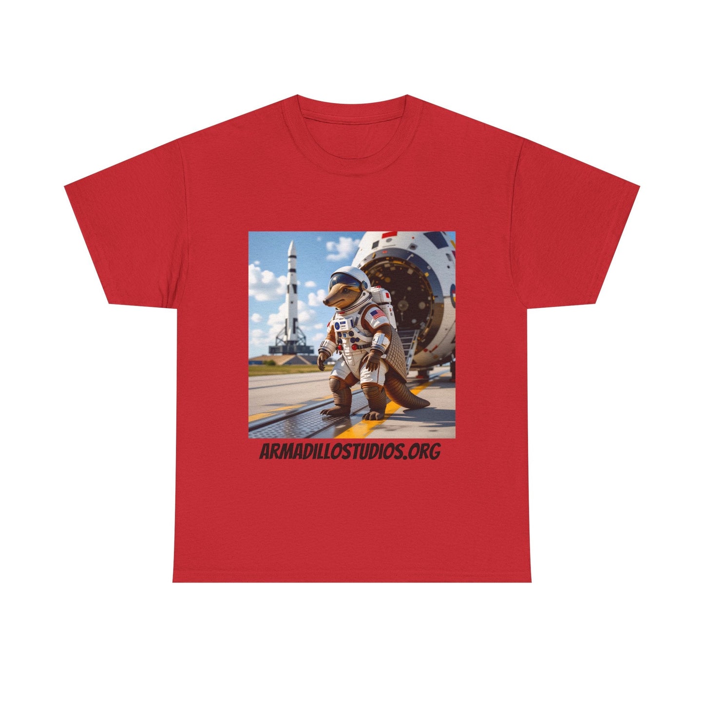 Astronaut Armadillo T-Shirt | ArmadilloStudios.org  | Space Collection
