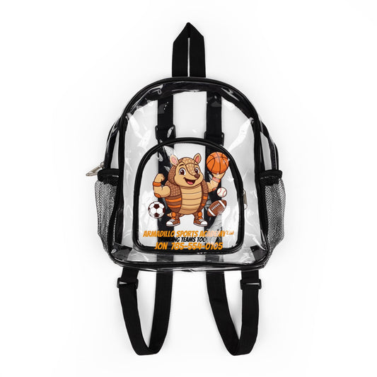 Boys | Clear Stadium Backpack | Kids Sports Mascot | Clear School Backpack