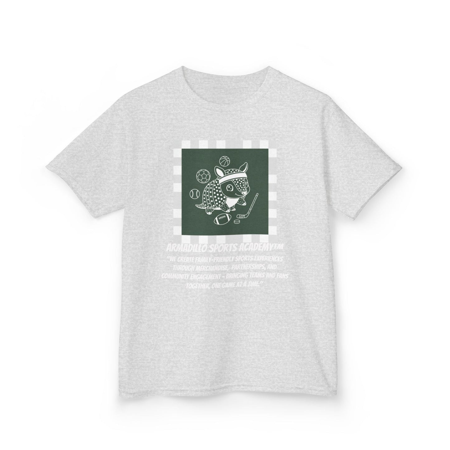 Kids Tee | Armadillo Sports Academy | Youth T-Shirt | Learn your Sport