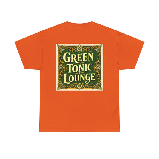 Green Tonic Lounge Tee | Back of Shirt Graphic Design