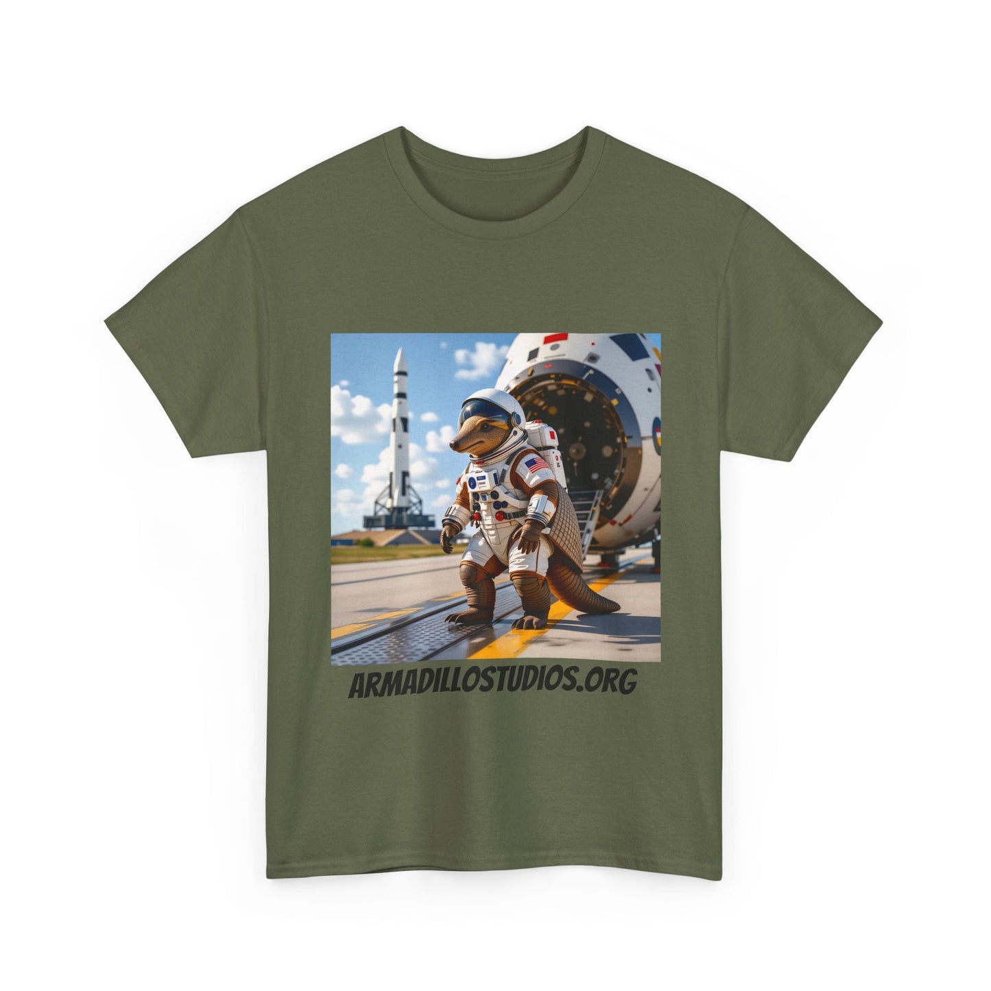 Astronaut Armadillo T-Shirt | ArmadilloStudios.org  | Space Collection