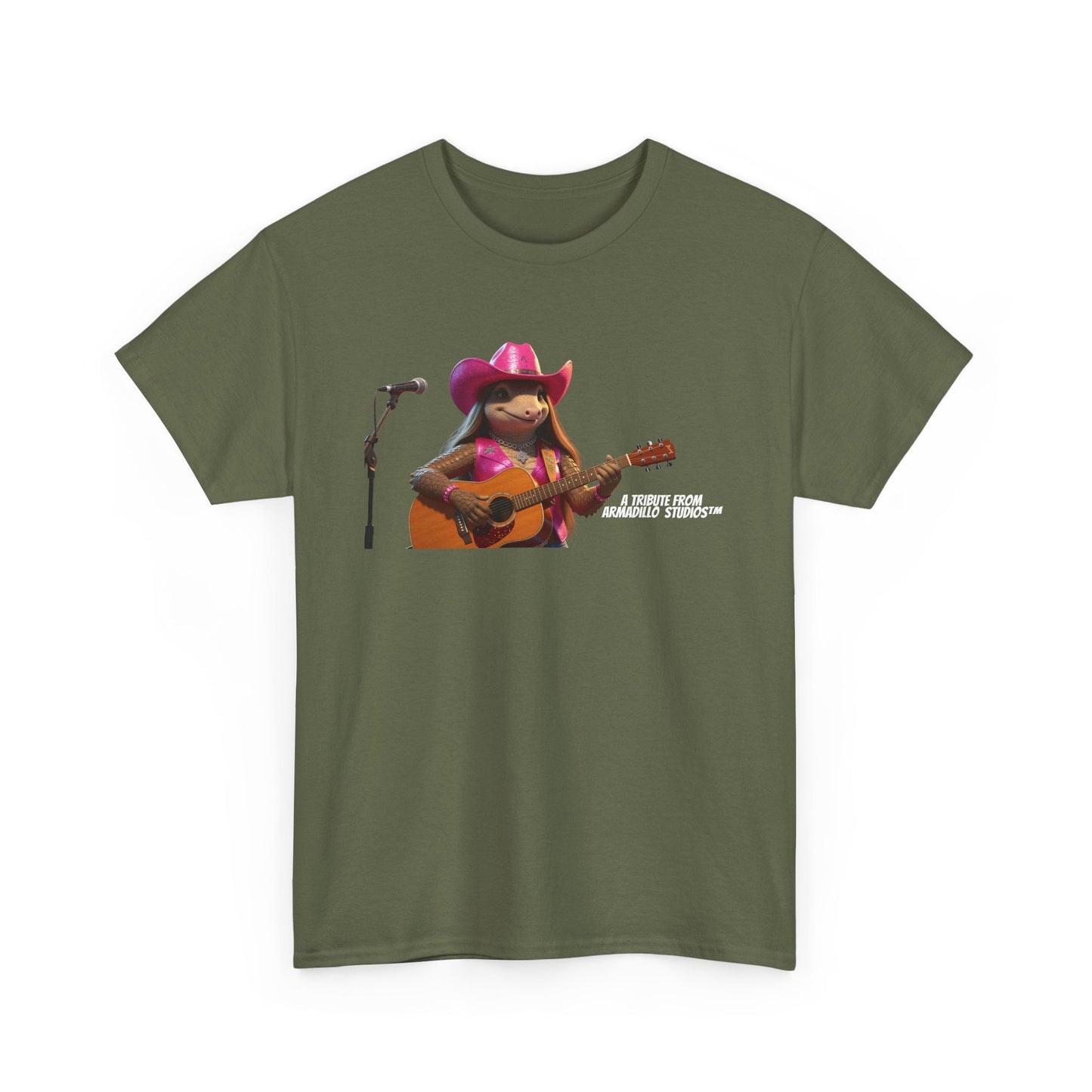 "Gildan 5000 - Karma Tribute Shirt - Minimalist Edition - White font"