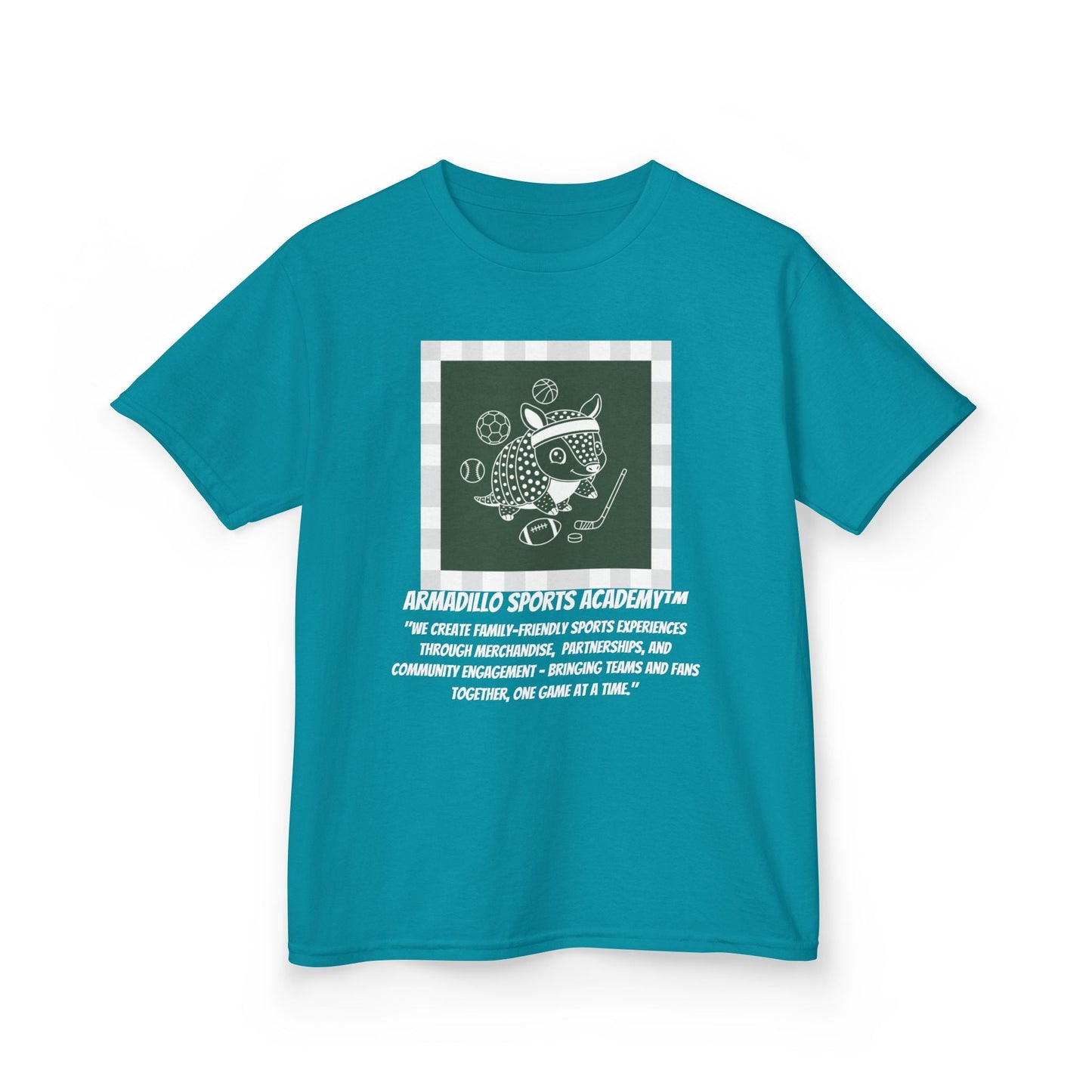 Kids Tee | Armadillo Sports Academy | Youth T-Shirt | Learn your Sport