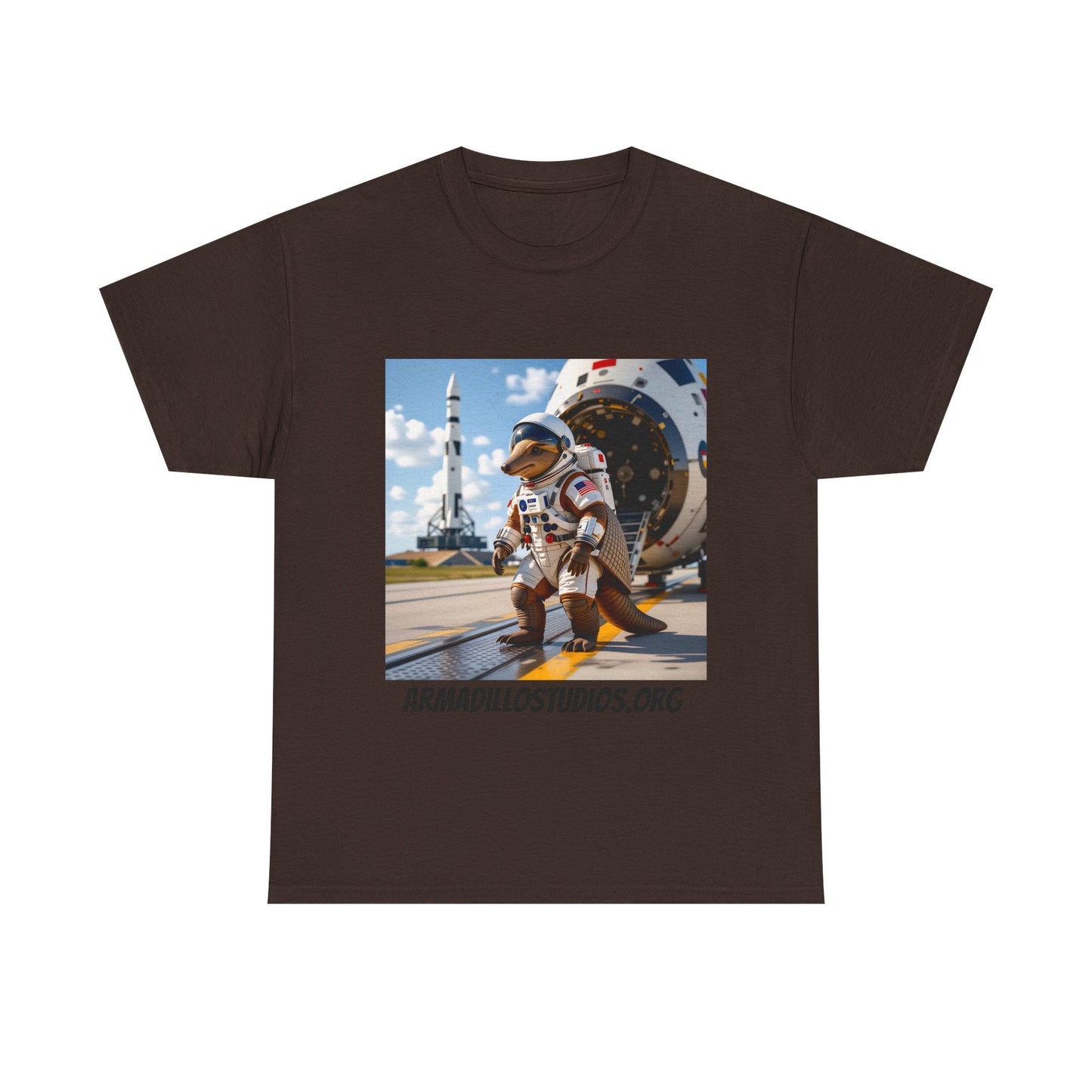 Astronaut Armadillo T-Shirt | ArmadilloStudios.org  | Space Collection
