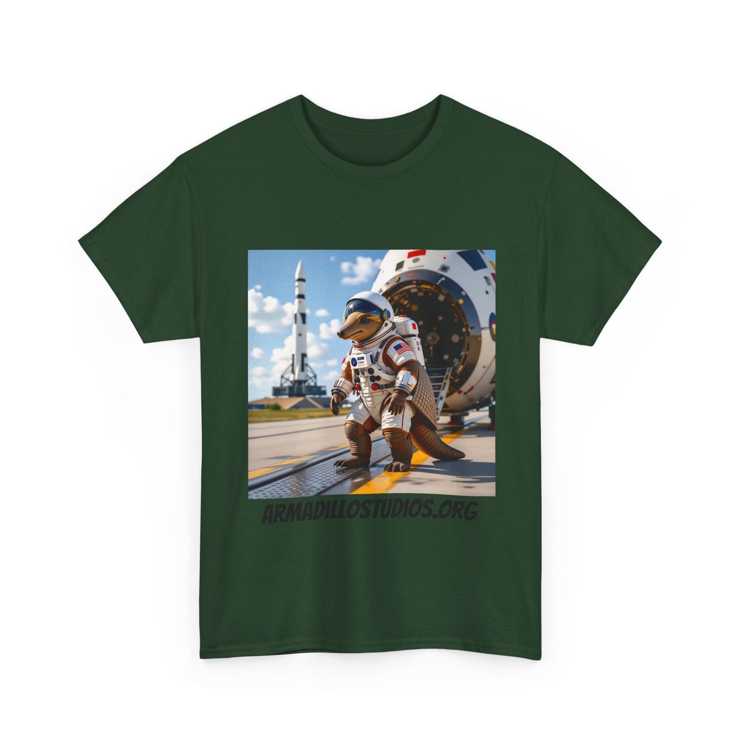 Astronaut Armadillo T-Shirt | ArmadilloStudios.org  | Space Collection