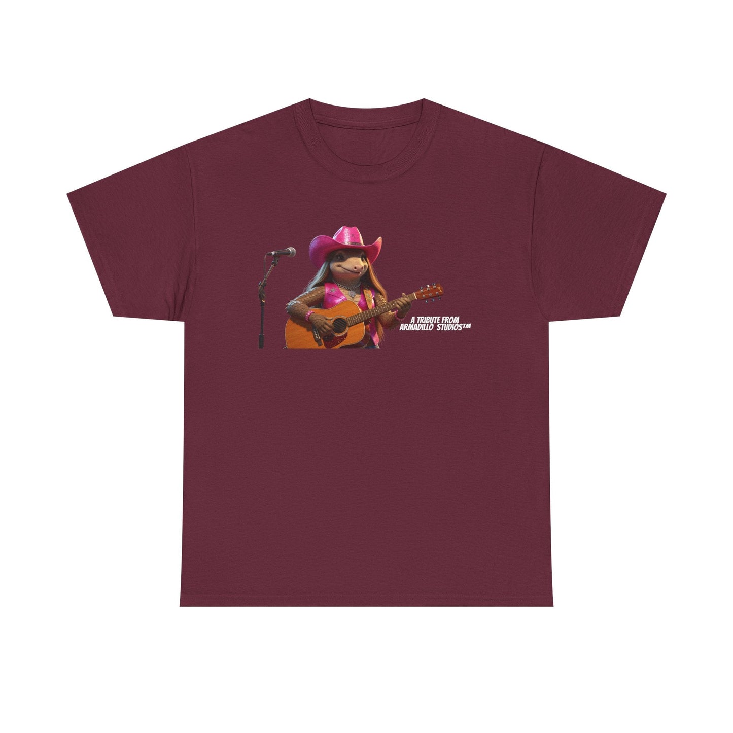 "Gildan 5000 - Karma Tribute Shirt - Minimalist Edition - White font"