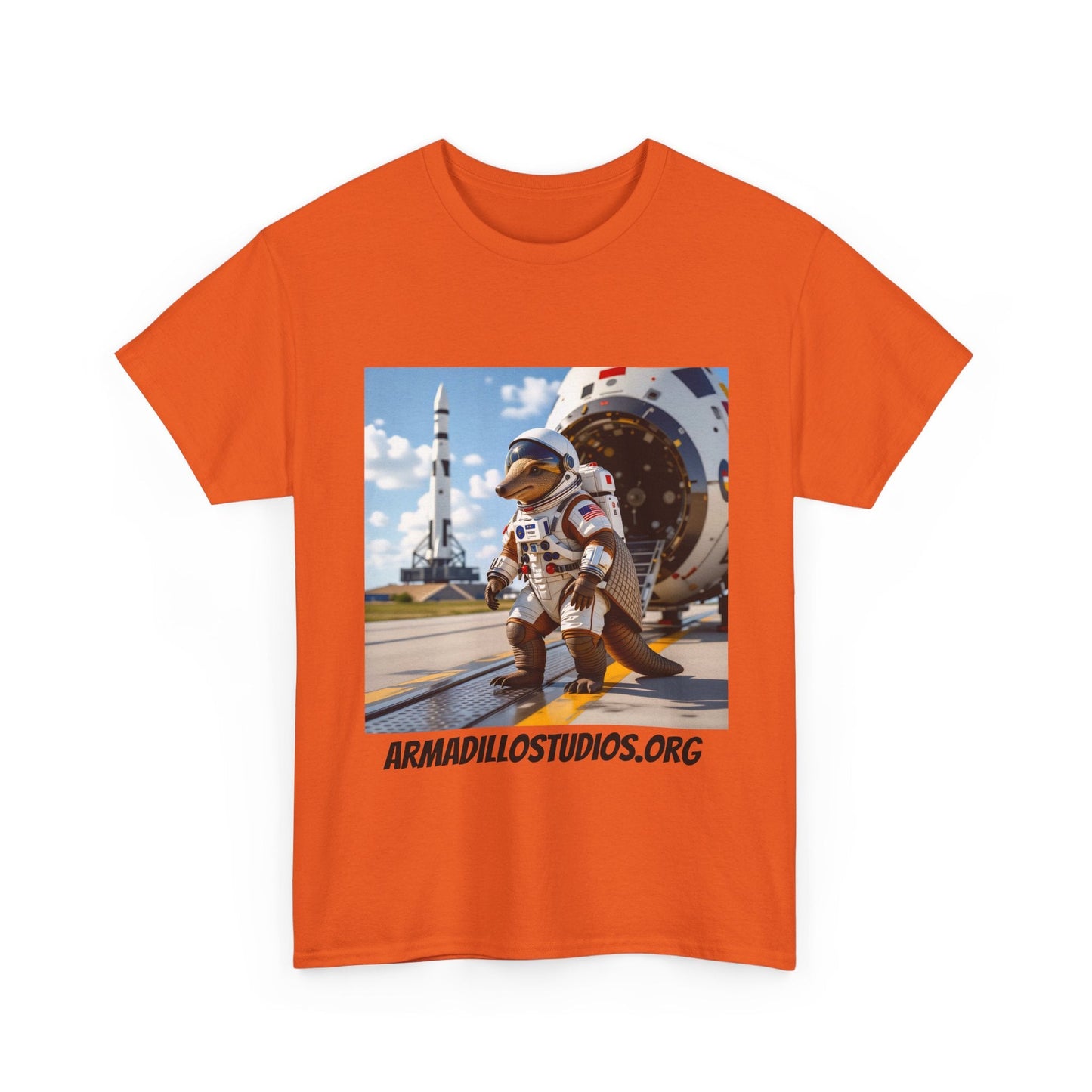 Astronaut Armadillo T-Shirt | ArmadilloStudios.org  | Space Collection