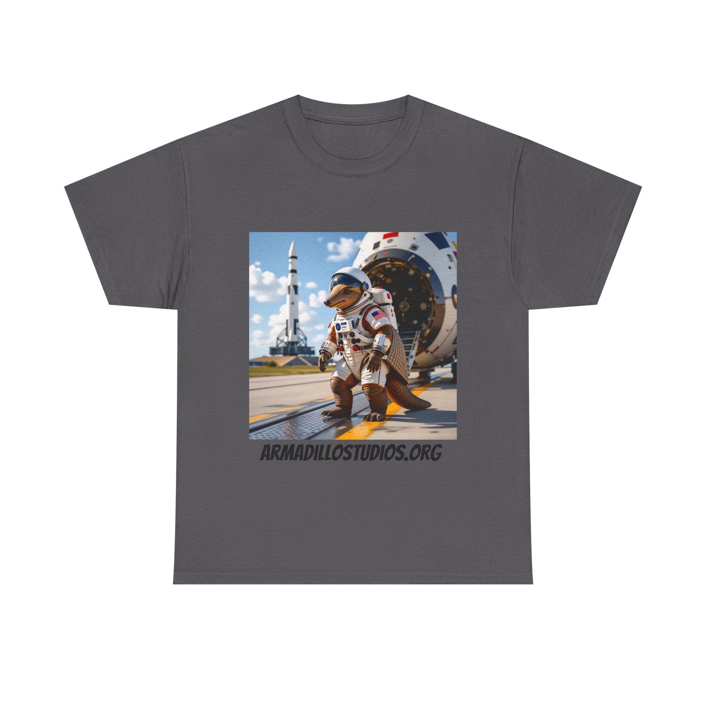 Astronaut Armadillo T-Shirt | ArmadilloStudios.org  | Space Collection