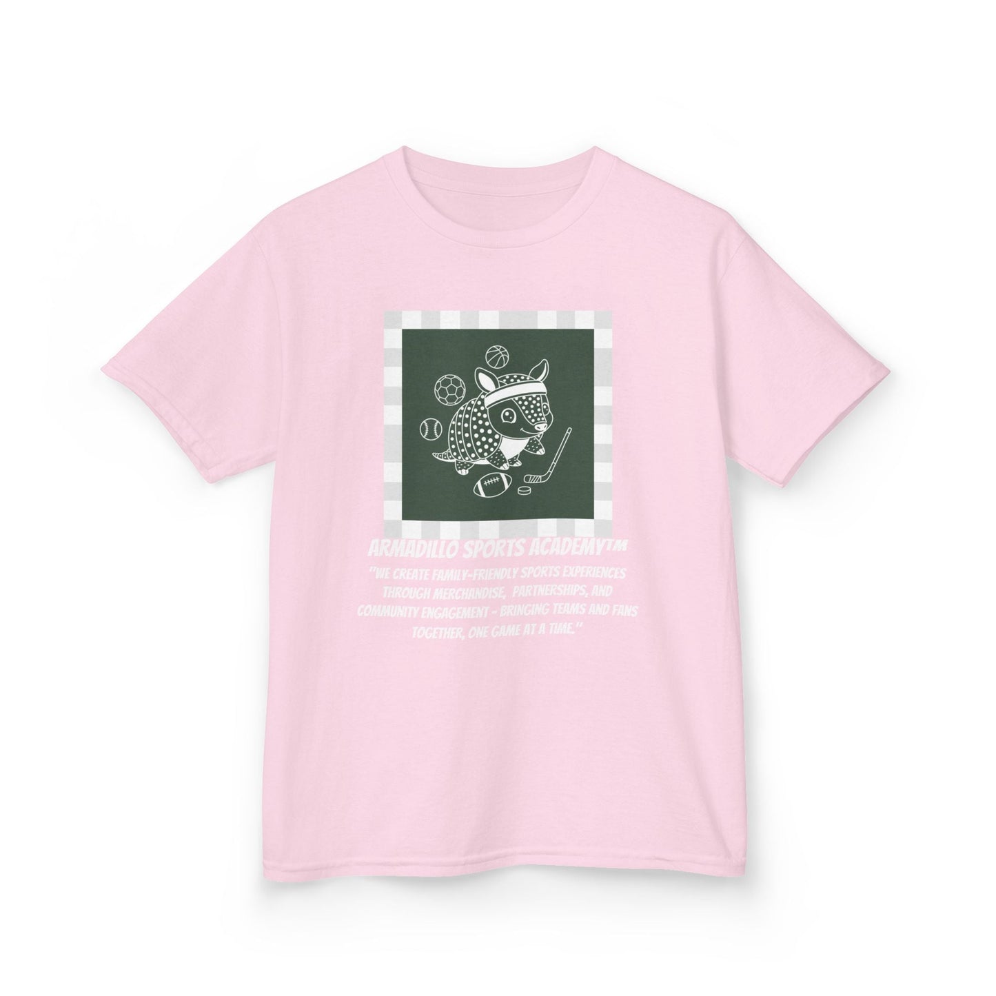 Kids Tee | Armadillo Sports Academy | Youth T-Shirt | Learn your Sport