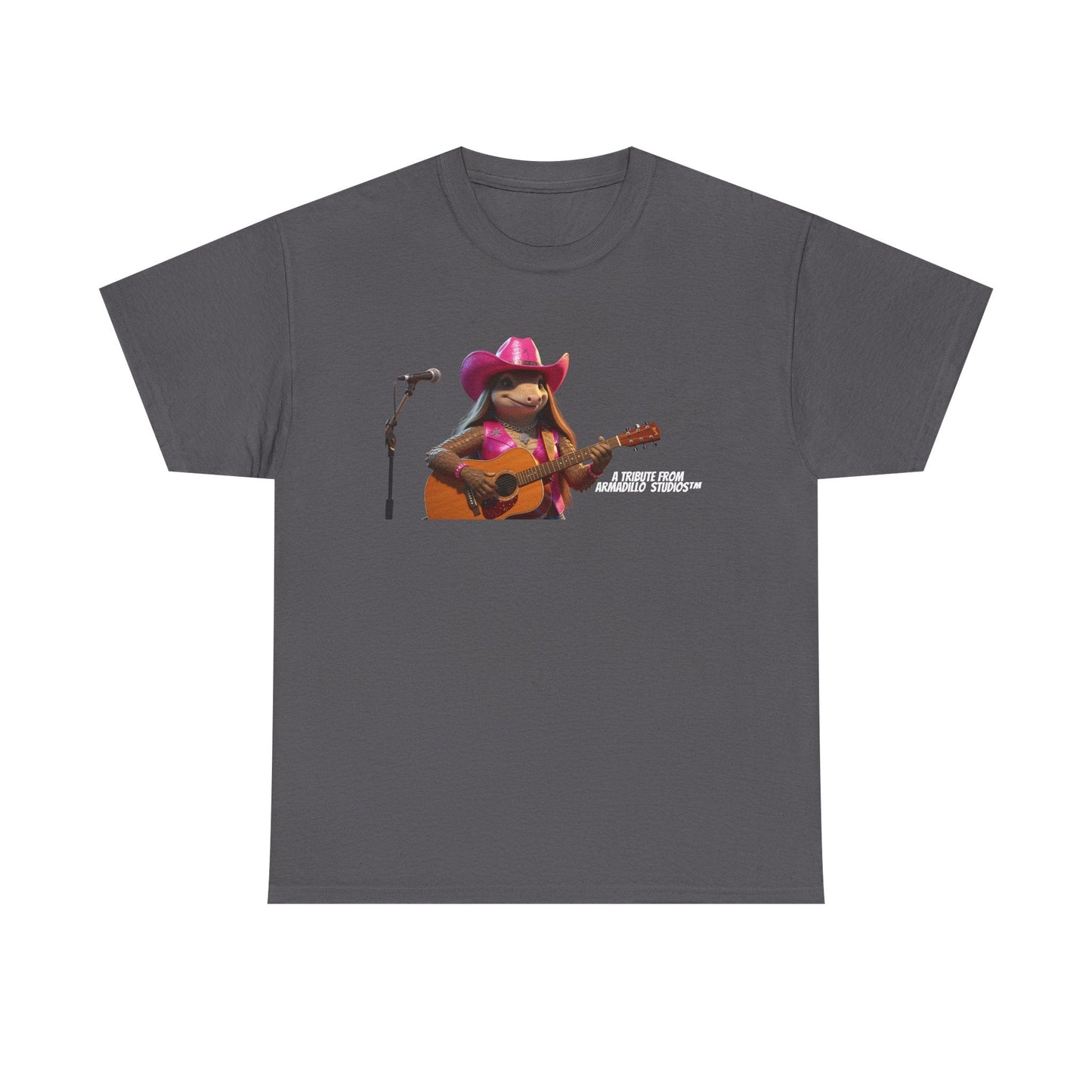"Gildan 5000 - Karma Tribute Shirt - Minimalist Edition - White font"