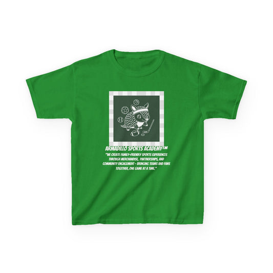 Kids Tee | Armadillo Sports Academy | Youth T-Shirt | Learn your Sport