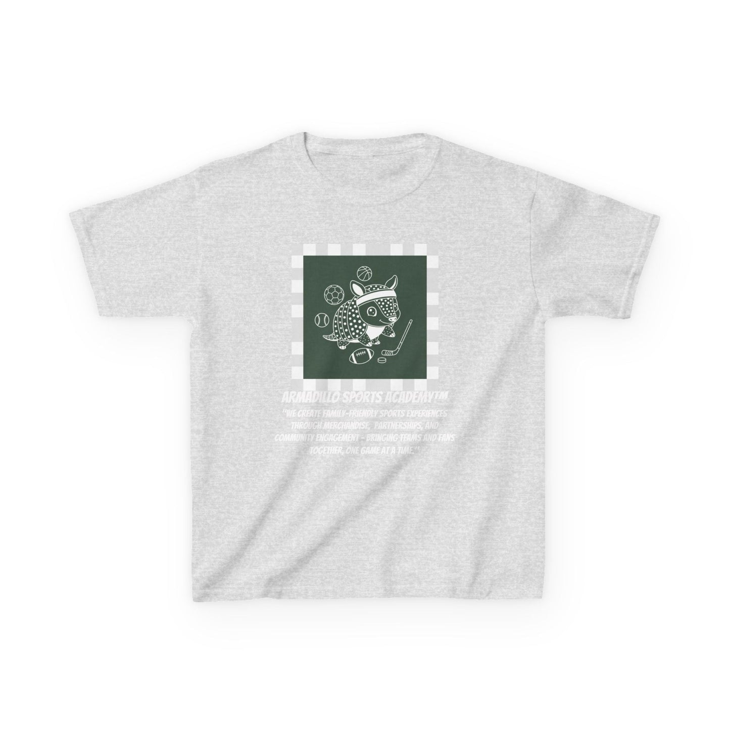 Kids Tee | Armadillo Sports Academy | Youth T-Shirt | Learn your Sport