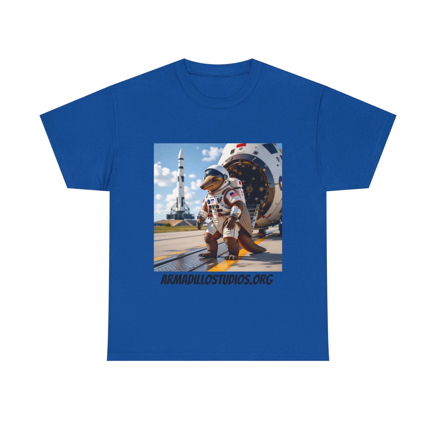 Astronaut Armadillo T-Shirt | ArmadilloStudios.org  | Space Collection