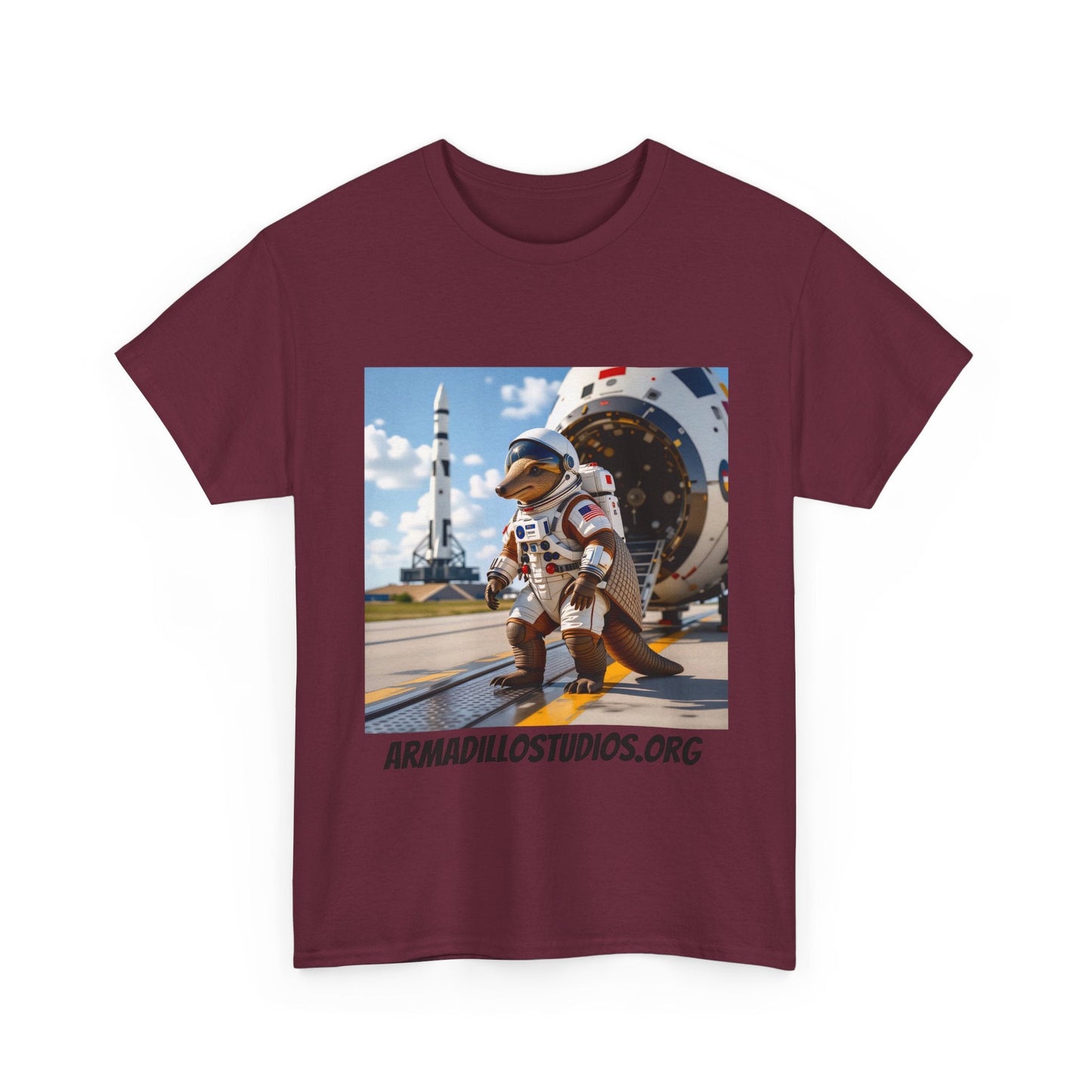 Astronaut Armadillo T-Shirt | ArmadilloStudios.org  | Space Collection